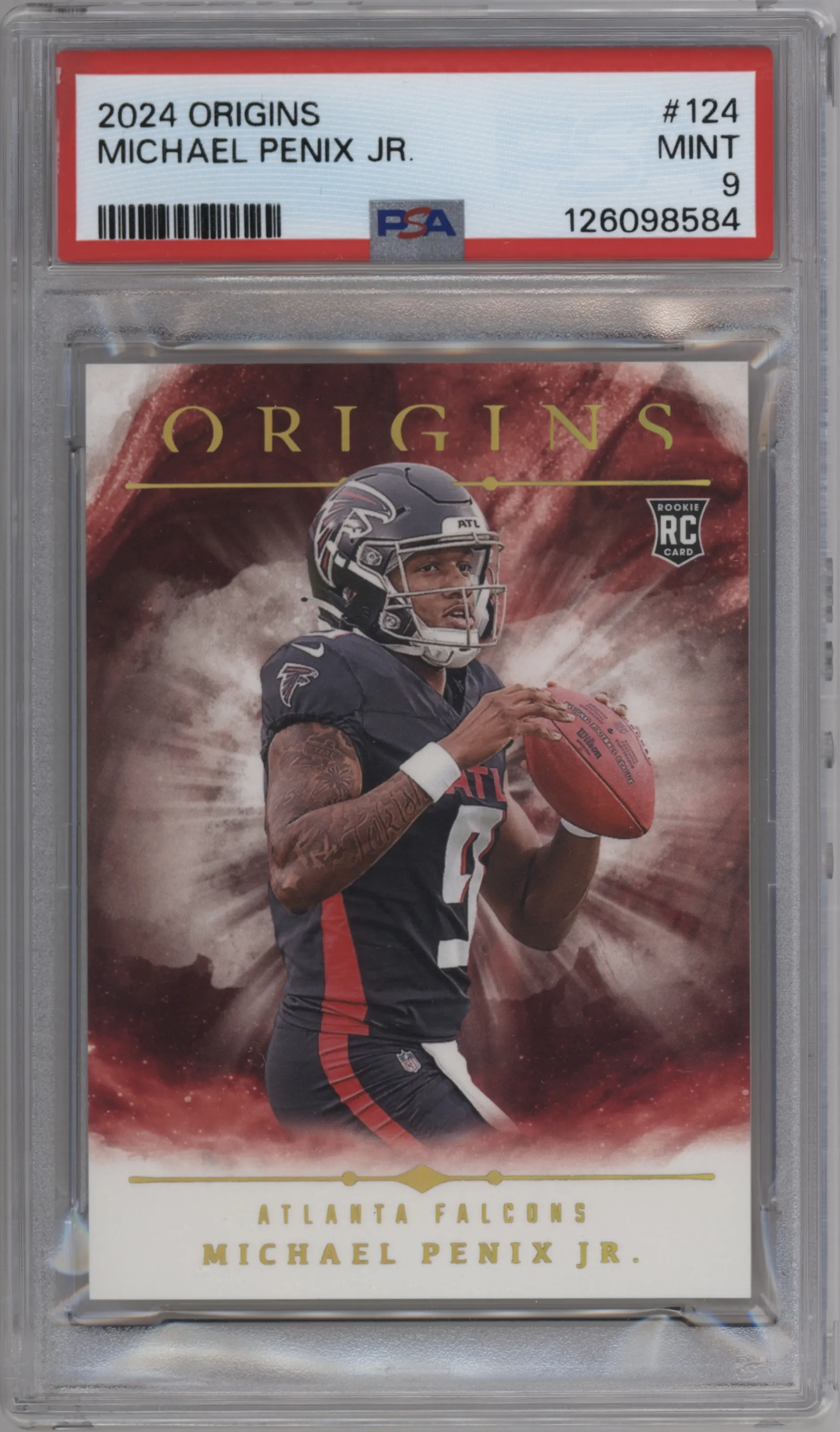 2024 Panini Origins Michael Penix Jr. PSA 9