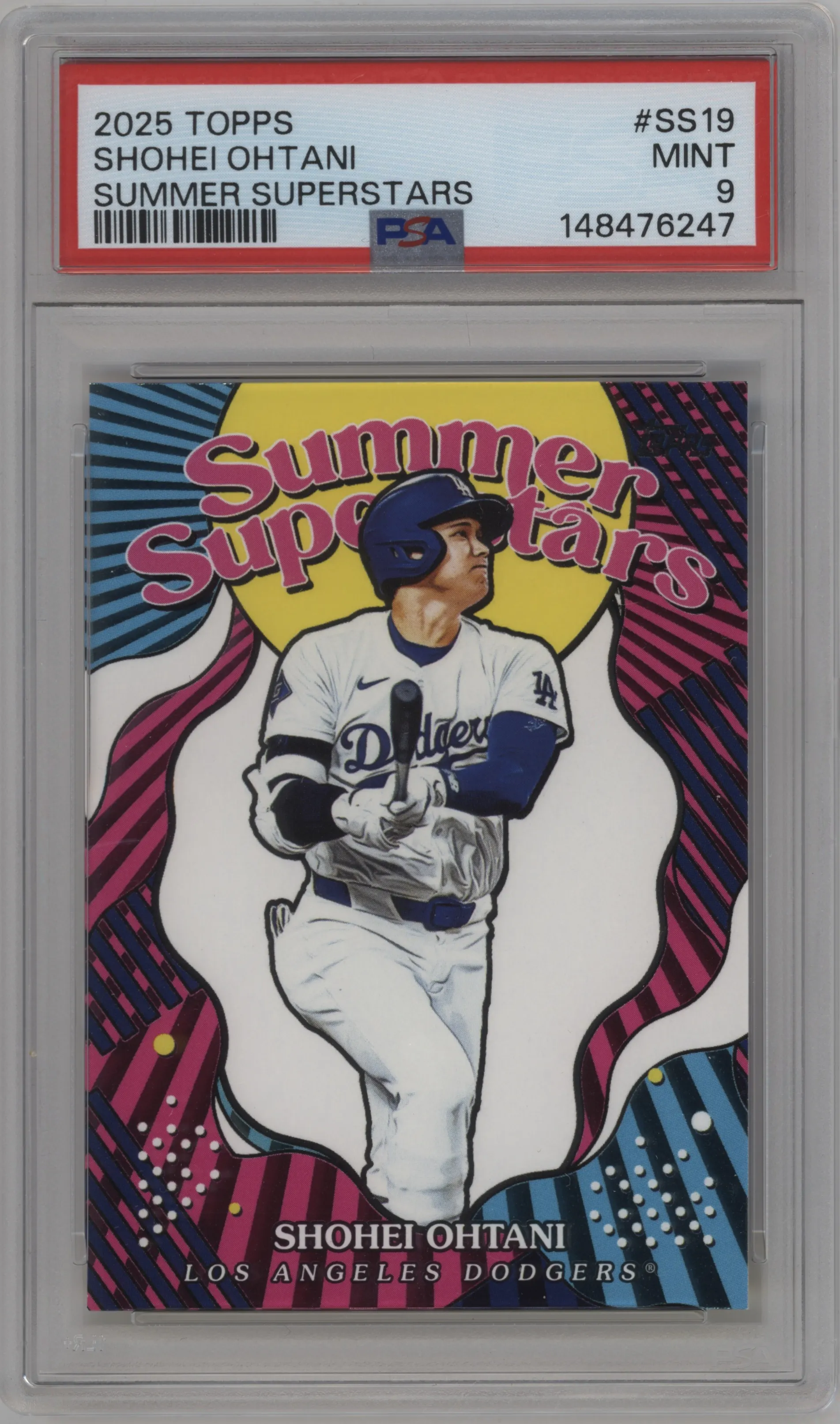 2025 Topps Summer Superstars Shohei Ohtani #SS-19 PSA 9