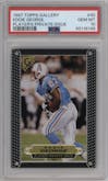 Eddie George from the 1997 Topps Gallery set featuring a Player's Private Issue parallel graded by PSA and given an overall grade of 10.