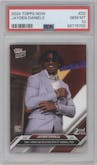 Jayden Daniels from the 2024 Topps Now set graded by PSA and given an overall grade of 10.
