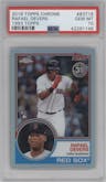 Rafael Devers from the 2018 Topps Chrome set graded by PSA and given an overall grade of 10.