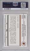 Jackson Holliday from the 2024 Topps Update set featuring a Holiday Jack O'Lanterns parallel graded by PSA and given an overall grade of 9.