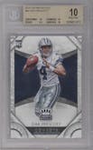 Dak Prescott from the 2016 Panini Crown Royale set graded by Beckett and given an overall grade of 10.