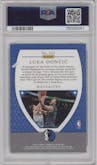 Luka Doncic from the 2018-19 Panini Chronicles set graded by PSA and given an overall grade of 10.