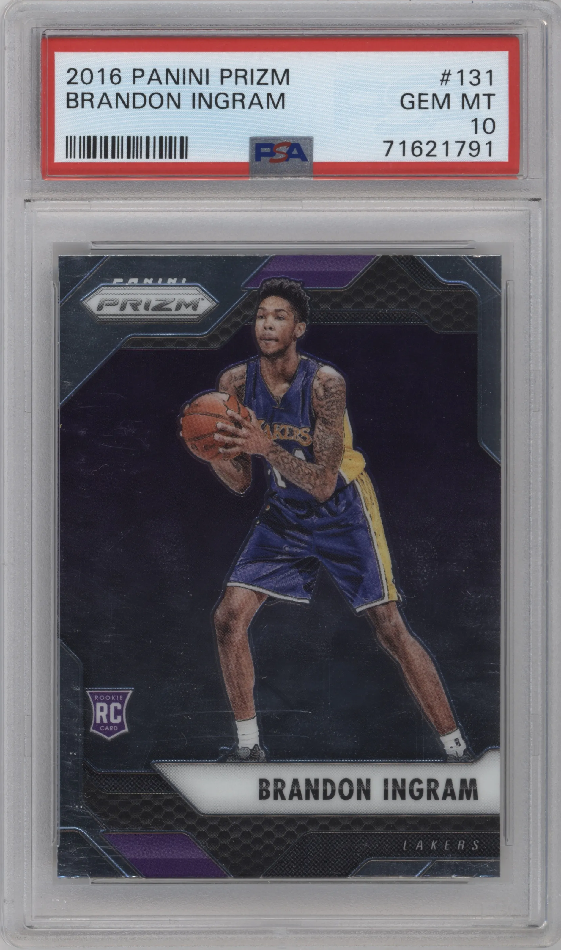 2016 Panini Prizm Brandon Ingram PSA 10