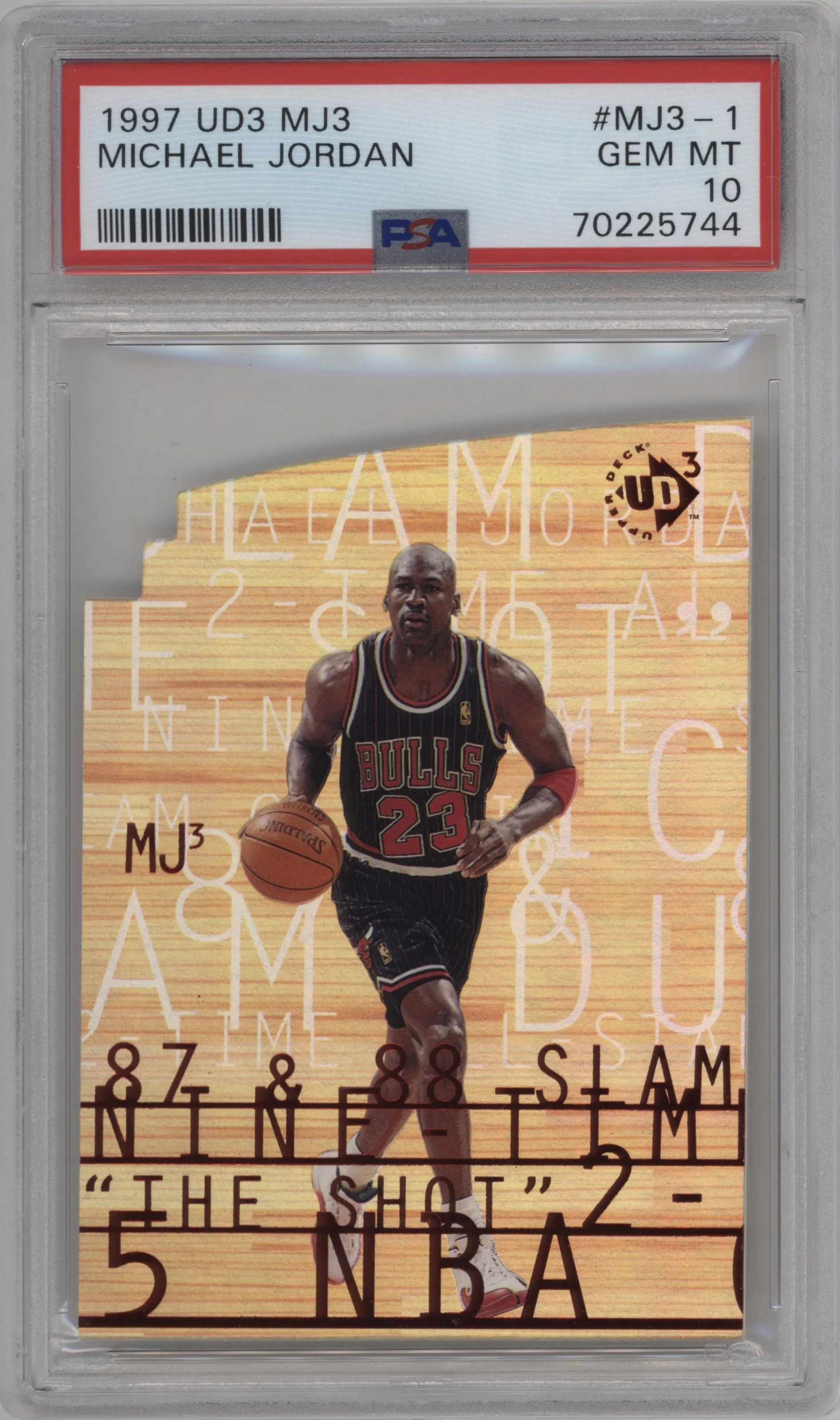 1997 Upper Deck UD3 MJ3 Michael Jordan #MJ3-1 PSA 10