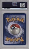 Aerodactyl from the 1999 Pokemon set graded by PSA and given an overall grade of 7.