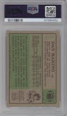 Dan Marino from the 1984 Topps set graded by PSA and given an overall grade of 8.