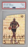 Michael Jordan from the 1997-98 Upper Deck UD3 set graded by PSA and given an overall grade of 9.