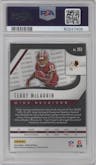 Terry McLaurin from the 2019 Panini Prizm set graded by PSA and given an overall grade of 10.
