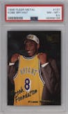 Kobe Bryant from the 1996-97 Fleer Metal  set graded by PSA and given an overall grade of 8.5.