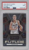 Caitlin Clark  from the 2024 Panini Select WNBA set graded by PSA and given an overall grade of 9.