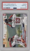 Ozzie Albies/ Ronald Acuna Jr. from the 2018 Topps Update set graded by PSA and given an overall grade of 10.