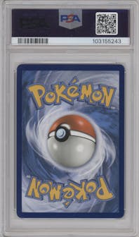 Metagross GX from the 2017 Pokemon S&M set featuring a Hidden Fates Ultra Ball Collection parallel graded by PSA and given an overall grade of 10.