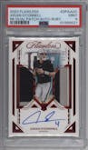 Aidan O'Connell from the 2023 Panini Flawless set featuring a Ruby parallel graded by PSA and given an overall grade of 9.