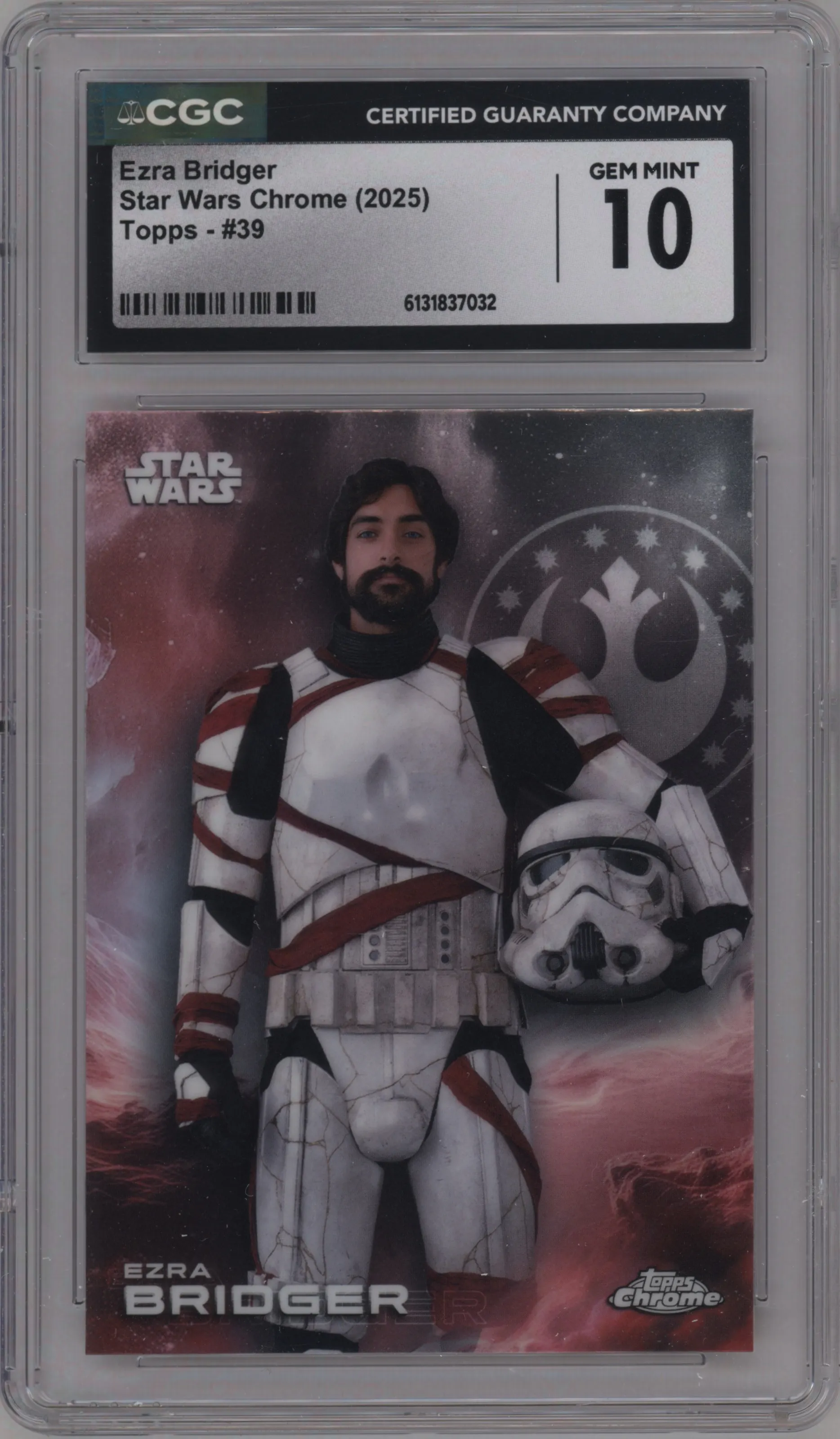 2025 Topps Chrome Star Wars Ezra Bridger #39 CGC 10