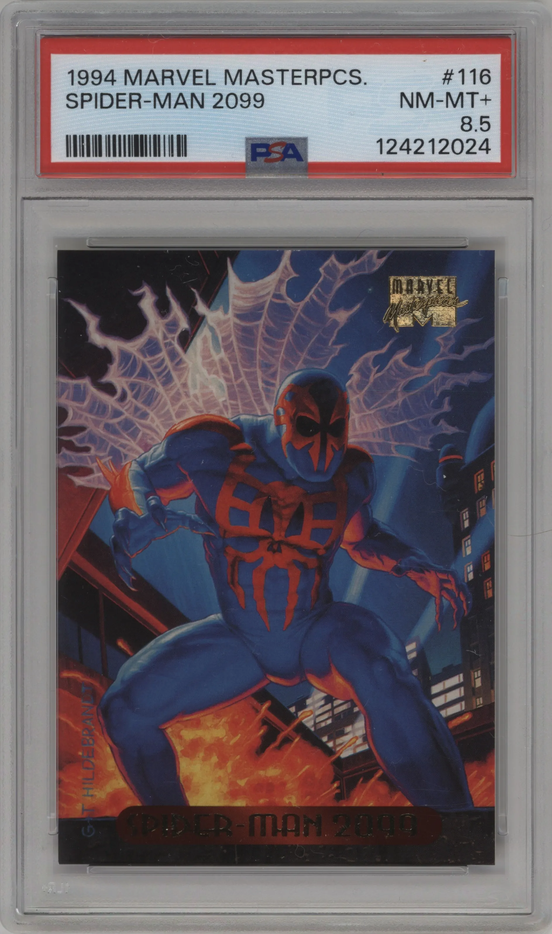 1994 Fleer Marvel Masterpieces Spider-Man 2099 #116 PSA 8.5