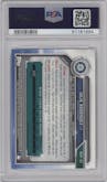 Julio Rodriguez from the 2019 Bowman  set graded by PSA and given an overall grade of 10.