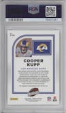 Cooper Kupp from the 2022 Panini Donruss set graded by PSA and given an overall grade of 10.