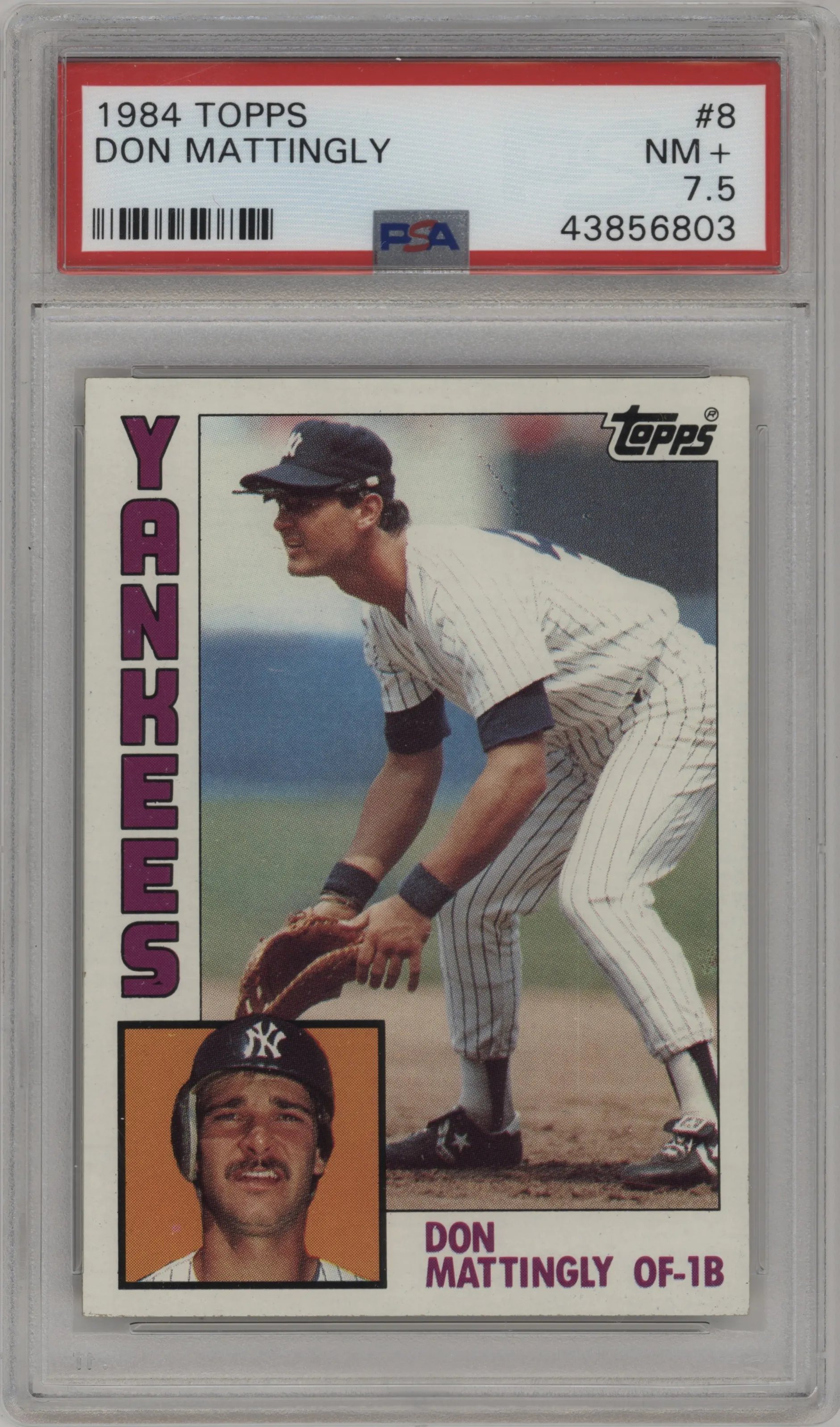 1984 Topps Don Mattingly PSA 7.5