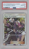 Team Skull Grunt from the 2017 Pokemon S&M set graded by PSA and given an overall grade of 10.