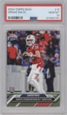 Drake Maye from the 2024 Topps Now set graded by PSA and given an overall grade of 10.
