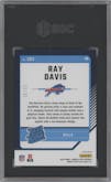 Ray Davis from the 2024 Donruss Optic set featuring a Team Logo parallel graded by SGC and given an overall grade of 10.