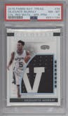 Dejounte Murray from the 2016-17 Panini National Treasures Basketball set featuring a Super Prime parallel graded by PSA and given an overall grade of 8.