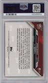 Jayden Daniels from the 2024 Topps Now set graded by PSA and given an overall grade of 10.