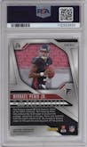 Michael Penix Jr. from the 2024 Panini Prizm set featuring a Disco parallel graded by PSA and given an overall grade of 9.