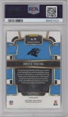 Bryce Young from the 2023 Panini Select set featuring a Orange Prizm parallel graded by PSA and given an overall grade of 10.