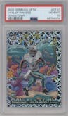 Jaylen Waddle from the 2021 Panini Donruss Optic set graded by PSA and given an overall grade of 10.