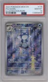 Poliwhirl from the 2023 Pokemon SV set graded by PSA and given an overall grade of 10.