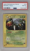 Beedrill from the 2003 Pokemon E-CARD set graded by PSA and given an overall grade of 8.