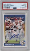 Ladd McConkey from the 2024 Panini Score set graded by PSA and given an overall grade of 10.
