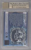 Franco Harris from the 2000 Topps Finest set featuring a Refractor parallel graded by Beckett and given an overall grade of 9.5.