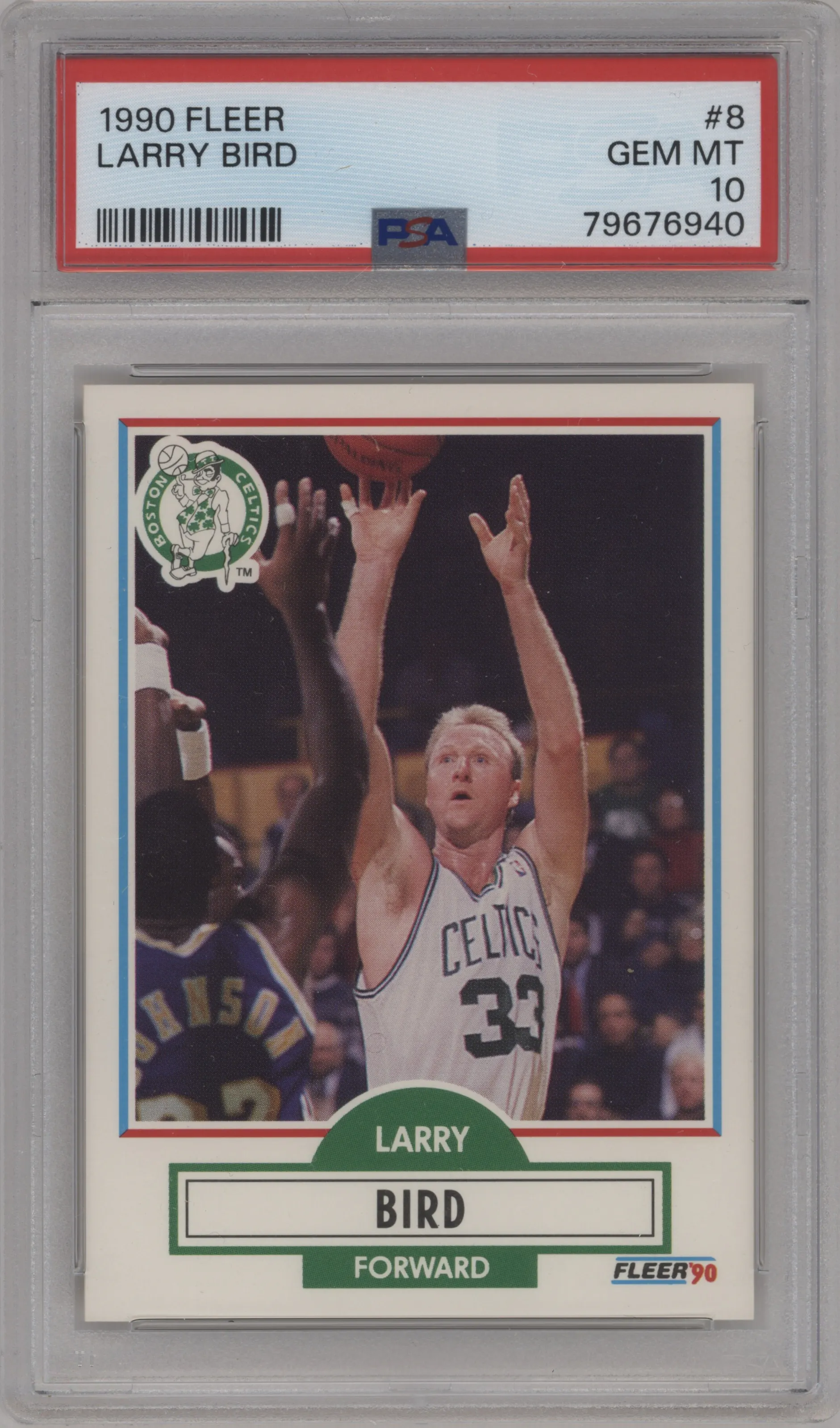 1990 Fleer Larry Bird PSA 10