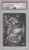 Jackson Merrill from the 2024 Topps Black & White set graded by PSA and given an overall grade of 10.