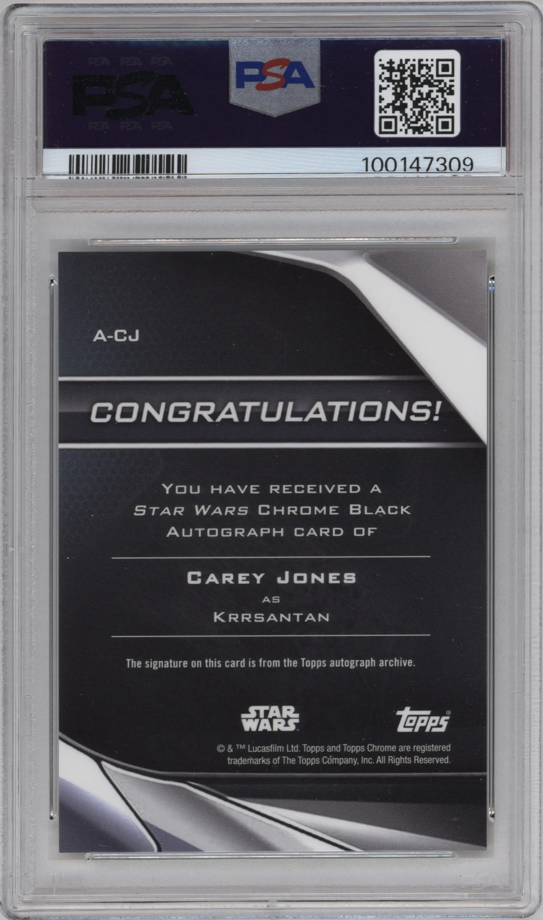 Carey Jones as Krrsantan