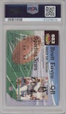 Brett Favre from the 1992 Stadium Club set graded by PSA and given an overall grade of 8.