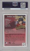 Corbin Carroll from the 2023 Topps Finest Flashbacks set graded by PSA and given an overall grade of 10.