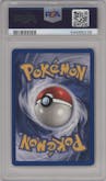 Sandshrew from the 1999 Pokemon set graded by PSA and given an overall grade of 7.