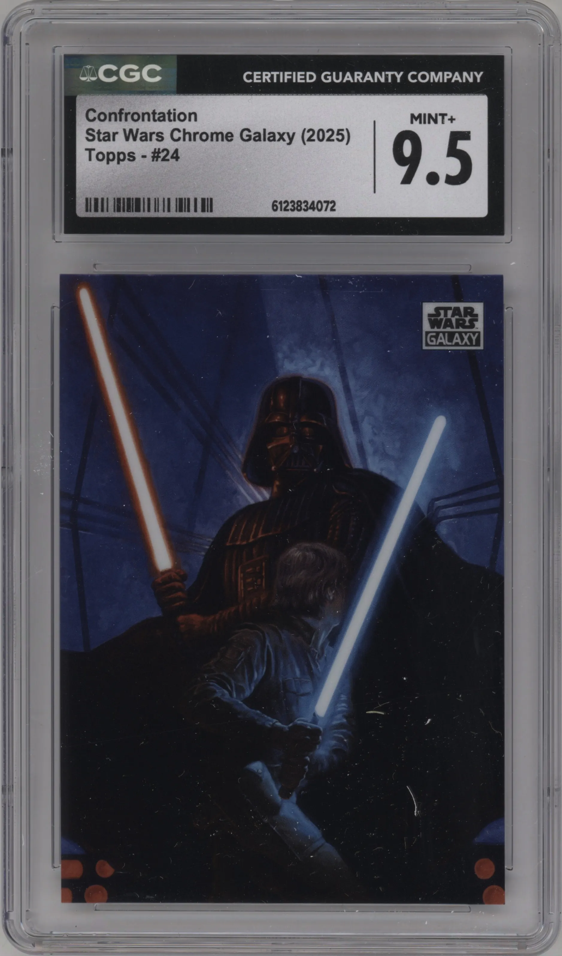 2025 Topps Chrome Star Wars Galaxy Confrontation #24 CGC 9.5
