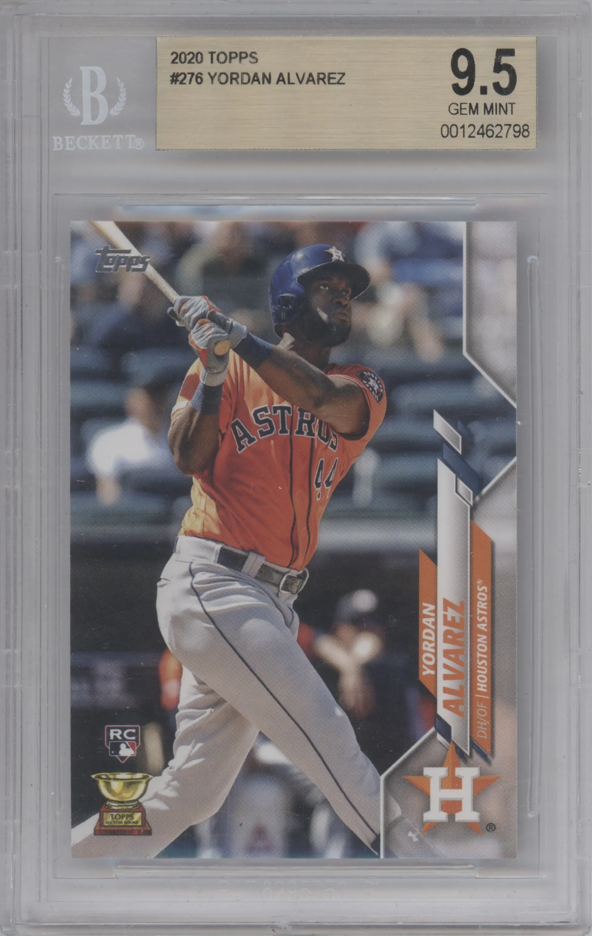 2020 Topps Series 1 Yordan Alvarez BGS 9.5