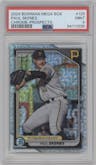 Paul Skenes from the 2024 Bowman Mega Box set graded by PSA and given an overall grade of 9.