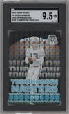 Dan Marino from the 2024 Panini Mosaic set featuring a  Blue Fluorescent parallel graded by SGC and given an overall grade of 9.5.