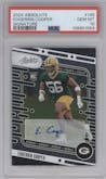 Edgerrin Cooper from the 2024 Panini Absolute set graded by PSA and given an overall grade of 10.