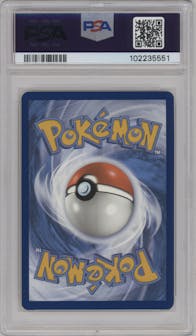Snorlax from the 2022 Pokemon SWSH set graded by PSA and given an overall grade of 10.