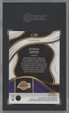 Anthony Davis from the 2023-24 Panini Select  set featuring a Zebra Prizm parallel graded by SGC and given an overall grade of 9.5.