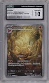 Ninetales from the 2023 Pokemon SV JPN set graded by CSG and given an overall grade of 10.